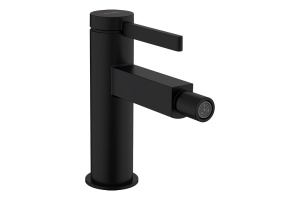 Смеситель для биде Hansgrohe Finoris с донным клапаном черный матовый