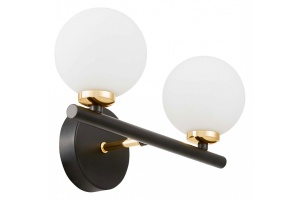 Бра LUMINA DECO Marsiada LDW 6033-2 BK+F.GD - 2