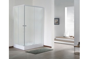 Душевой уголок Royal Bath HP 120х80 R профиль белый стекло матовое - 2