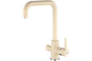 Смеситель Paulmark Logas для кухонной мойки, бежевый Lo213021-328