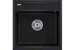 Мойка кухонная мойка Paulmark Stepia 50 черный матовый