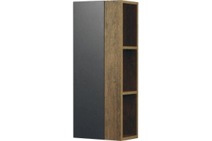 Шкаф подвесной Aquaton Терра 35 светлое дерево-серый