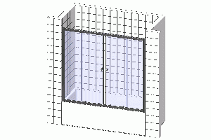 Шторка на ванну BelBagno Uno VF 2 150/145 C Cr - 3