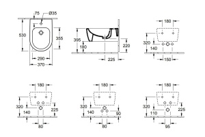 Биде подвесное Villeroy&Boch Avento белое - 2