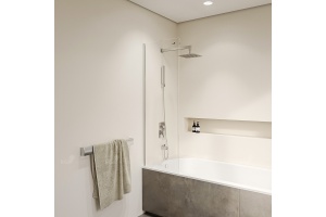 Шторка на ванну RGW Screens SC-056 30х150 профиль хром стекло прозрачное - 2