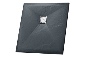 Поддон для душа RGW Stone Tray ST-0075G 90х90 темно серый