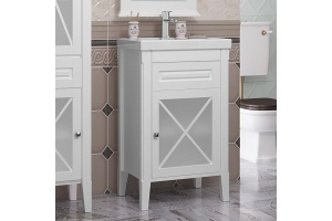 Тумба для комплекта Opadiris Палермо 50 R белая матовая