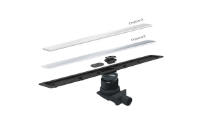 Душевой лоток Pestan Confluo Frameless Line 300 white glass - 3