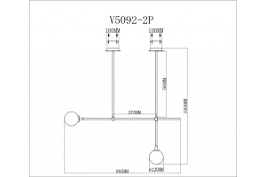 Светильник на штанге Moderli Lingdal V5092-2P - 2