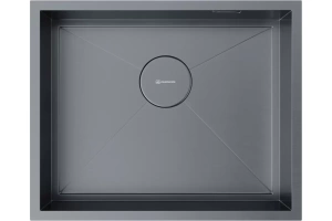 Мойка кухонная Omoikiri Kasen вороненая сталь (4997061)