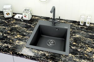 Мойка Flortek Консул 450, черный FG  - 2