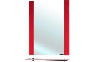 Зеркало Bellezza Рокко 70 красное