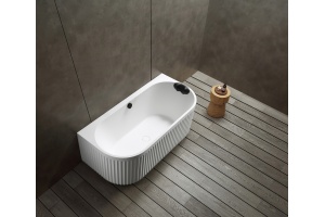 Ванна из искусственного камня ABBER Leipzig AM9916 белая матовая - 2