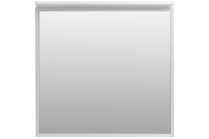 Зеркало Allen Brau Priority 80х75 с подсветкой серебро матовый