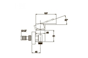 Смеситель для ванны KAISER Sonat (34077-1) - 2