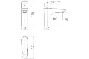 Смеситель Rav Slezak Amur Am726.5 для раковины - 2