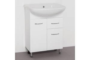 Мебель для ванной Style Line Эко Стандарт №11 61 белая - 3