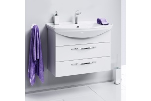 Тумба для комплекта Aqwella Allegro 75 с 2 ящиками