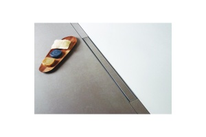 Желоб BERGES водосток В1 Keramik 500, матовый хром, S-сифон D50 H60 боковой - 3