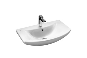 Тумба с раковиной Misty Амур 70 белая матовая - 3