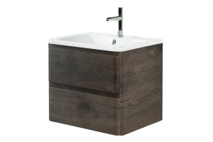 Тумба с раковиной BelBagno Albano 60 темное дерево - 2