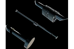 Карниз для ванны Wasserkraft Elbe 200 черный матовый