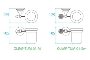 Стакан Cezares OLIMP (OLIMP-TUM-02-Sw) - 2