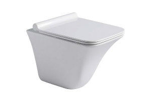 Унитаз подвесной Black&White Universell 50 белый с сиденьем микролифт