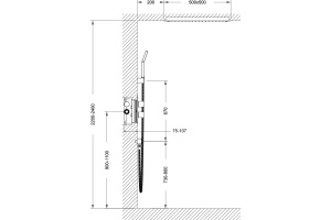 Душевая система встроенная с термостатом Timo Petruma (SX-5029/17SM) золото матовое - 3