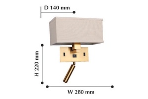Бра с подсветкой Favourite Lectio 2225-2W - 2