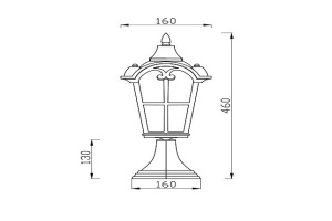 Наземный низкий светильник Maytoni Albion O413FL-01BZ - 2