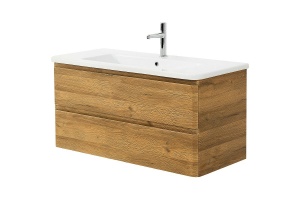 Тумба с раковиной BelBagno Albano 105 светлое дерево - 2