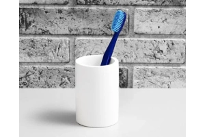 Стакан для зубных щеток Wasserkraft Berkel белый матовый - 3