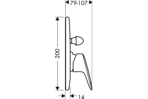 Смеситель Hansgrohe Logis 71406000 для ванны с душем - 2