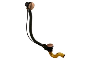 Сифон для ванны латунный 700мм,БРОНЗА