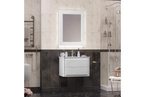 Зеркало с подсветкой Opadiris Луиджи 70 белый матовый - 2