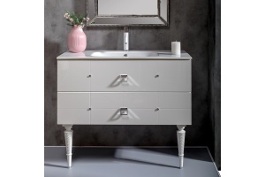 Тумба под раковину Armadi Art Vallessi Avangarde Piazza 80 белый - хром