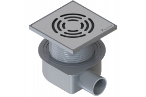 Душевой трап Armadi Art Smart Design 10х10 с решеткой хром