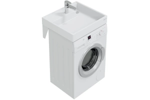 Раковина над стиральной машиной Санта Юпитер 60х55 белый - 2