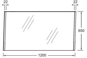 EB1838RU-P13 Sherwood Зеркало, 120 см, состаренный дуб - 2