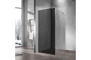 Душевая перегородка Vincea Walk-In 110х200 профиль хром стекло тонированное