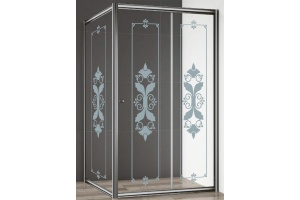 Душевой уголок Cezares Giubileo (GIUBILEO-AH-1-140/90-SCORREVOLE-C-Br) - 3