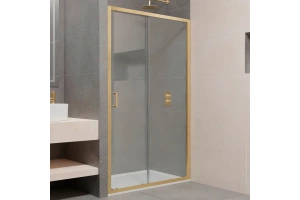 Душевая дверь RGW Passage PA-14G 150х195 профиль золото стекло прозрачное