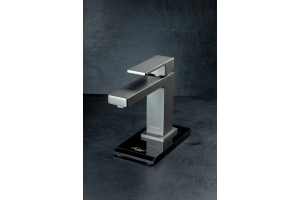 Смеситель для раковины Boheme Qubic темный хром матовый - 2