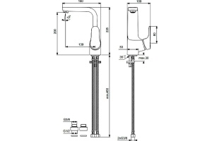 Смеситель для раковины Vidima Видима Ван хром (BA083AA) - 2