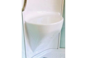 Душевая кабина Royal Bath HP 120х80 R стекло матовое задняя стенка белая - 3