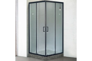 Душевой уголок Royal Bath HPD 110x100 профиль черный стекло матовое