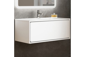 Тумба с раковиной Sanvit Бруно -1 120 белый глянец
