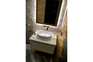 Раковина накладная Armadi Art Canale 50 белый матовый - 3