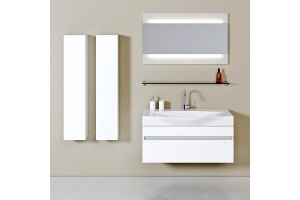 Мебель для ванной Aqwella 5 stars Бергамо 100 белый - 3